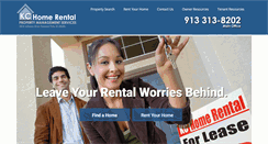 Desktop Screenshot of kchomerental.net